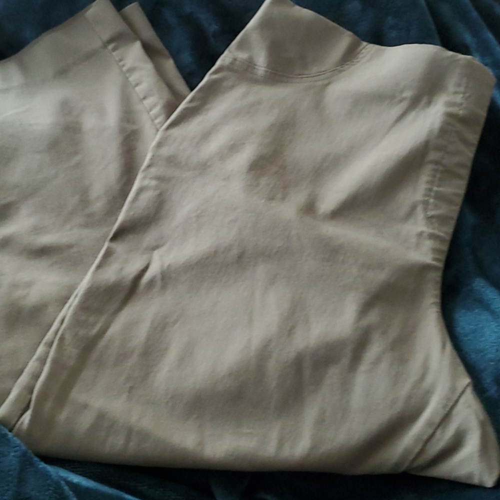 Olive green capris